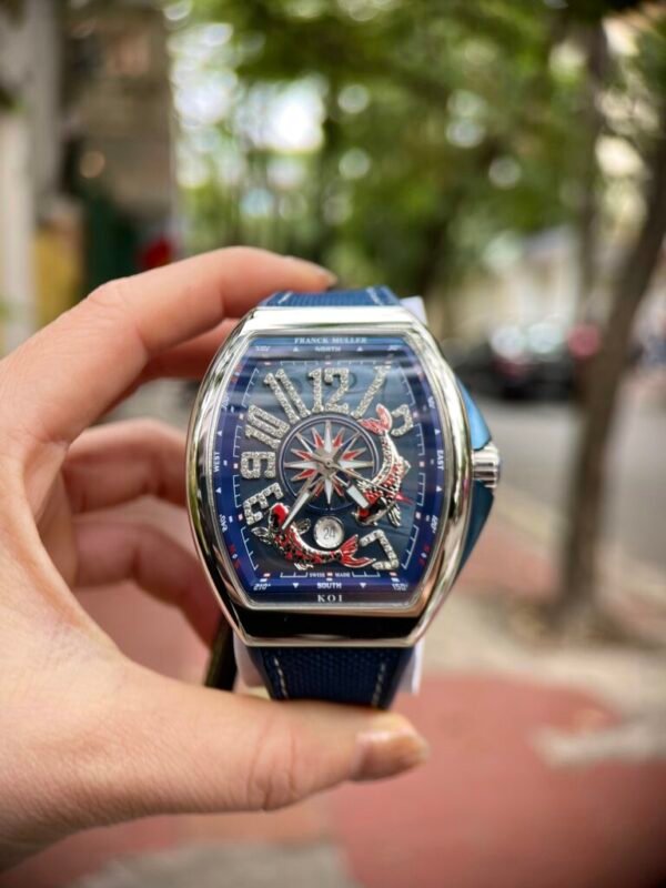 Franck Muller Replica Watches Vanguard V45 SC DT Blue Dial 45mm