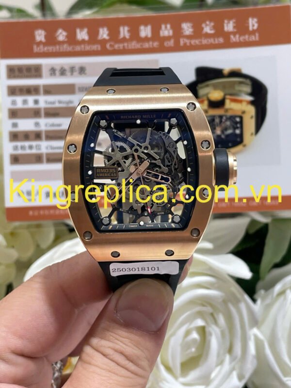 Richard Mille RM035 Toro Americas Limited Edition 18K Solid Gold Exclusive Customization Watch 40x48mm