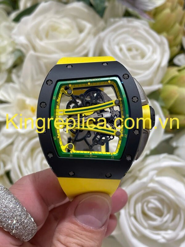 Richard Mille RM61-01 Yohan Blake Asia Custom Black Ceramic Watch + Exclusive Movement Top 1 50.23mm