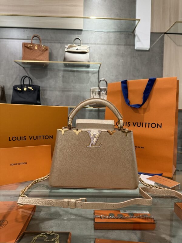 Louis Vuitton Capucines BB Crocodile Mat Like Auth 27cm Bag